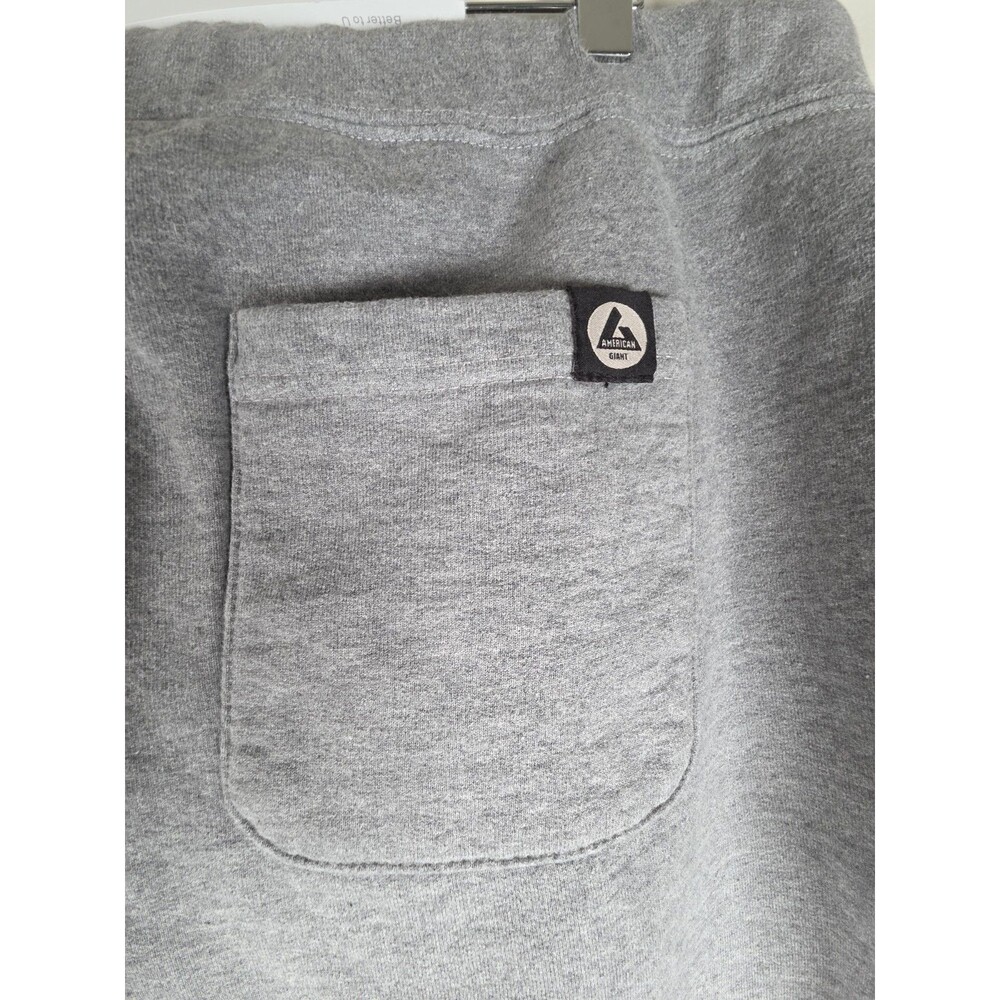 American Giant Sweatpants Mens Large Gray Joggers 100% Cotton USA Made - Picture 6 of 12